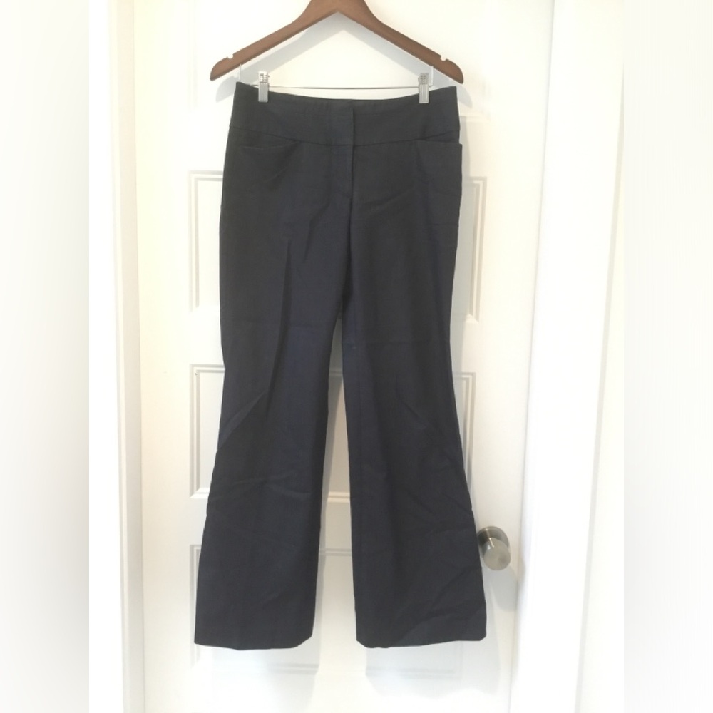 Express Women's Wide Leg Dark Blue Pants